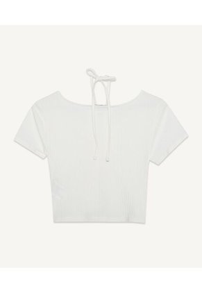 Camiseta Para Mujer Manga Corta Color Crudo Marca Seven Seven #28095378