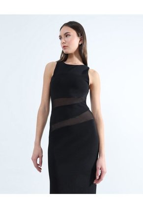 Vestido Para Mujer Manga Sisa Color Negro Marca Seven Seven #28171308