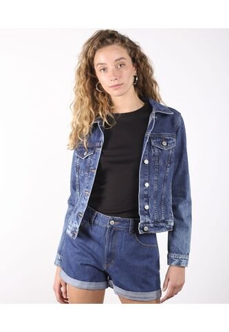 Short Para Mujer  Color Azul Medio Marca Seven Seven #28190581 Seven Seven