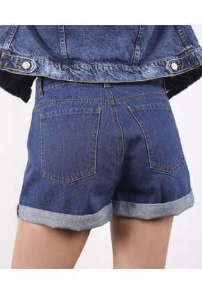 Short Para Mujer  Color Azul Medio Marca Seven Seven #28190581