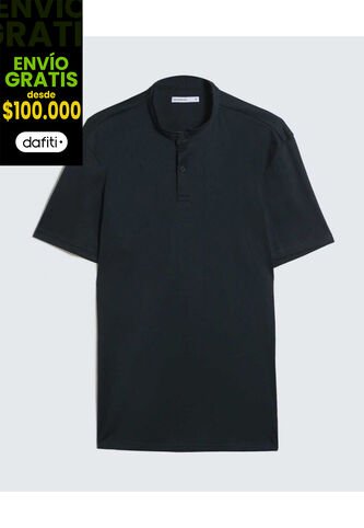 Polo Para Hombre Cuello Maquina  Color Verde Oscuro Marca Seven Seven #45110870 Seven Seven