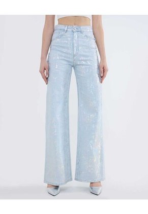 Jean  Para Mujer Wide-Leg Color Azul Marca Seven Seven #28160863