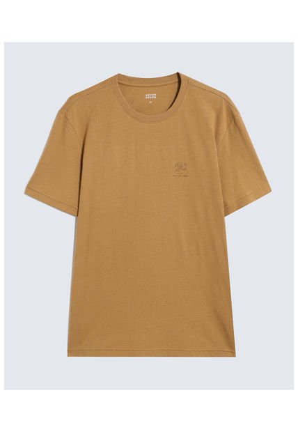 Camiseta Para Hombre Manga Corta Color Amarillo  Marca Seven Seven #45092622