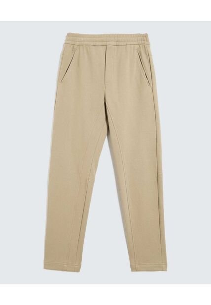 Pantalón De Sudadera  Para Hombre Beige Seven Seven