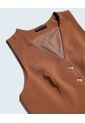 Chaleco Para Mujer Plano Color Camel Marca Seven Seven #28250132 de Seven Seven