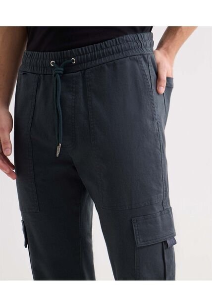 Jogger Cargo  Para Hombre Gris Seven Seven