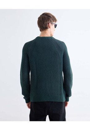 Saco  Para Hombre Cuello Redondo Color Verde Marca Seven Seven #45330258