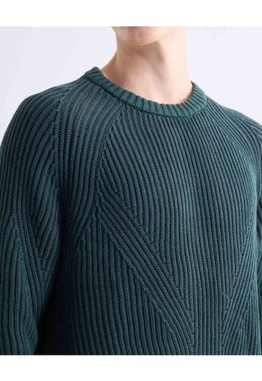 Saco  Para Hombre Cuello Redondo Color Verde Marca Seven Seven #45330258