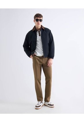 Chaqueta  Para Hombre Bomber Color Negro Marca Seven Seven #45080486