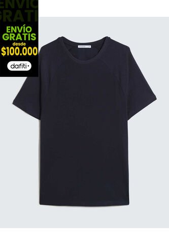 Camiseta Para Hombre Manga Corta Color Azul Oscuro Marca Seven Seven #45092632 Seven Seven