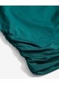Camiseta Drapeado Lateral  Para Mujer Esmeralda Seven Seven de Seven Seven