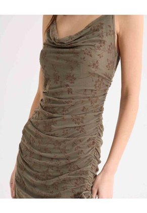 Vestido  Para Mujer M/Sisa Largo Color Verde Marca Seven Seven #28171464