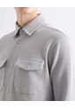 Camisa  Para Hombre Sobrecamisa Manga Larga Color Gris Marca Seven Seven #45012202 de Seven Seven