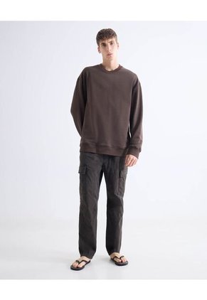 Buzo  Para Hombre Cuello Redondo Color Café Marca Seven Seven #45060729