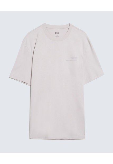 Camiseta Para Hombre Manga Corta Color Lila Marca Seven Seven #45092620
