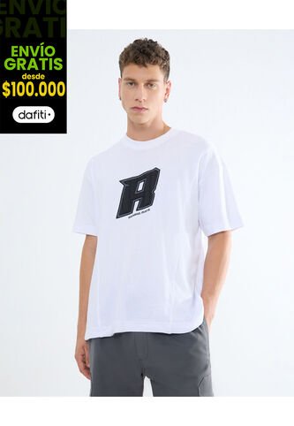 Camiseta Para Hombre Manga Corta Cuello Redondo Color Blanco Marca Seven Seven #45092610 Seven Seven