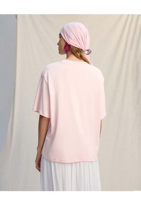 Camiseta  Para Mujer Manga Corta Cuello Redondo Color Rosado Marca Seven Seven #28096631