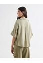 Blusa Para Mujer Manga Corta Color Beige Marca Seven Seven #28124011 de Seven Seven