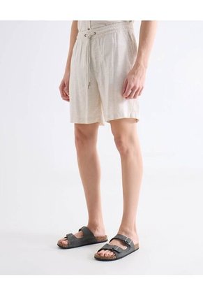 Bermuda  Para Hombre Regular Corto Color Marfil Marca Seven Seven #45100749