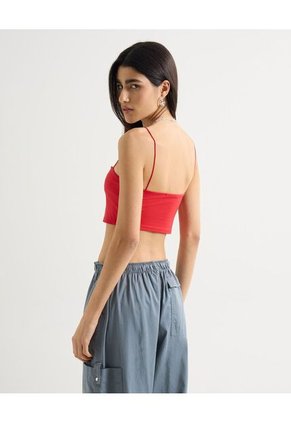 Camiseta  Para Mujer Manga Sisa Moda Color Rojo Marca Seven Seven #28096269