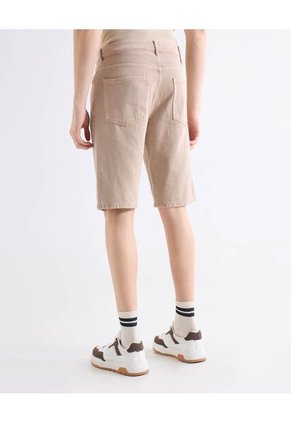 Bermuda  Para Hombre Regular Largo Color Arena Marca Seven Seven #45100761