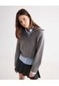 Saco Para Mujer Cuello Alto O Cuello Tortuga Color Gris Marca Seven Seven #28330682 de Seven Seven