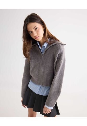 Saco Para Mujer Cuello Alto O Cuello Tortuga Color Gris Marca Seven Seven #28330682 Seven Seven