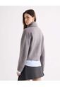 Saco Para Mujer Cuello Alto O Cuello Tortuga Color Gris Marca Seven Seven #28330682 de Seven Seven