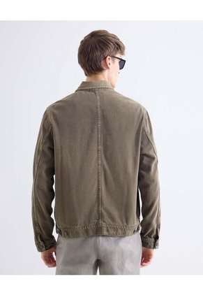 Chaqueta  Para Hombre Trucker Color Verde Marca Seven Seven #45080485