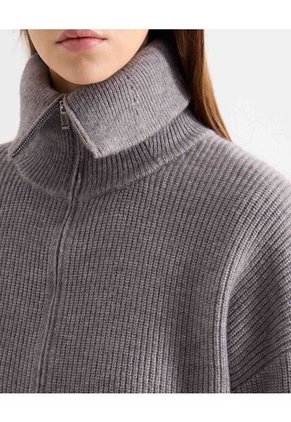 Saco Para Mujer Cuello Alto O Cuello Tortuga Color Gris Marca Seven Seven #28330682