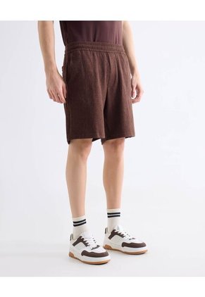 Bermuda  Para Hombre Regular Corto Color Café Marca Seven Seven #45100766