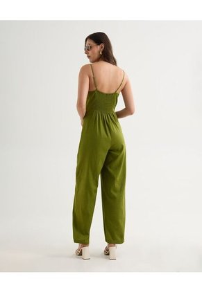 Enterizo Para Mujer Manga Sisa Color Verde Marca Seven Seven #28320434