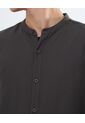 Camisa Cuello Mao  Para Hombre Verde Seven Seven de Seven Seven