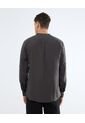 Camisa Cuello Mao  Para Hombre Verde Seven Seven de Seven Seven