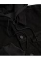 Chaqueta Trucker Con Capota  Para Hombre Negro Seven Seven de Seven Seven