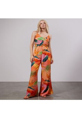 Enterizo Para Mujer Manga Sisa Color Naranja Marca Seven Seven #28320407 Seven Seven