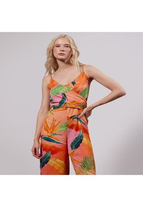 Enterizo Para Mujer Manga Sisa Color Naranja Marca Seven Seven #28320407