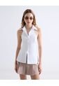 Blusa  Para Mujer Manga Sisa Color Blanco Marca Seven Seven #28124120 de Seven Seven
