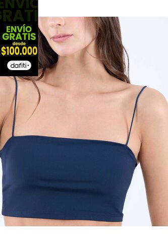 Camiseta Para Mujer Manga Sisa Color Azul Oscuro Marca Seven Seven #28096053 Seven Seven