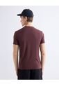 Camiseta  Para Hombre Manga Corta Cuello Redondo Color Vino Marca Seven Seven #45092844 de Seven Seven