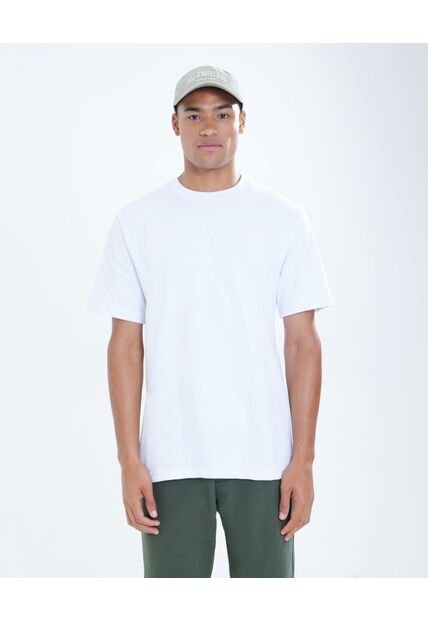 Camiseta  Para Hombre Manga Corta Color Blanco Marca Seven Seven #45092425