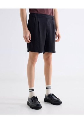 Bermuda  Para Hombre Regular Corto Color Negro Marca Seven Seven #45100775