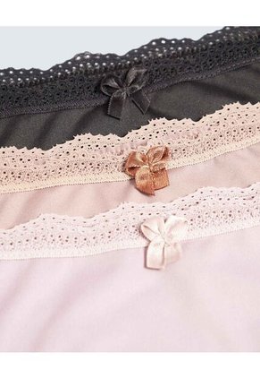 Panty Para Mujer Hipster Color Negro Marca Seven Seven #28800112