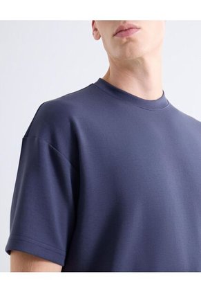 Camiseta  Para Hombre Manga Corta Cuello Redondo Color Azul Marca Seven Seven #45092873