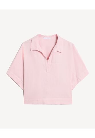 Blusa Resort Manga Kimono  Para Mujer Rosa Seven Seven Seven Seven