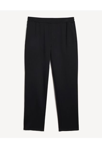 Pantalón Jogger Straight  Para Hombre Negro Seven Seven