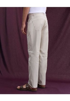 Pantalón Straight 5 Bolsillos Para Hombre Beige Seven Seven