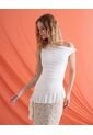 Camiseta  Para Mujer Manga Corta Moda Color Marfil Marca Seven Seven #28098280 de Seven Seven