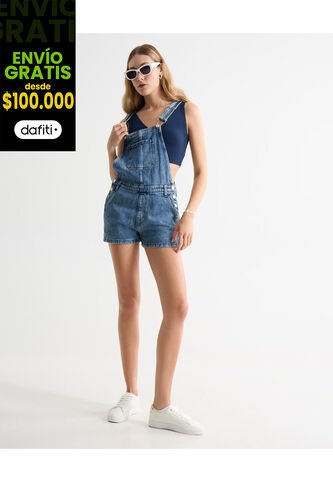 Camiseta Para Mujer Manga Sisa Color Azul Oscuro Marca Seven Seven #28096048 Seven Seven