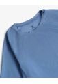 Camiseta Crop Deportiva En Mesh  Para Mujer Azul Seven Seven de Seven Seven